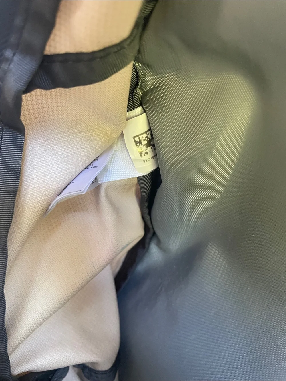 The North Face Borealis Backpack Light Gray & Black laptop sleeve